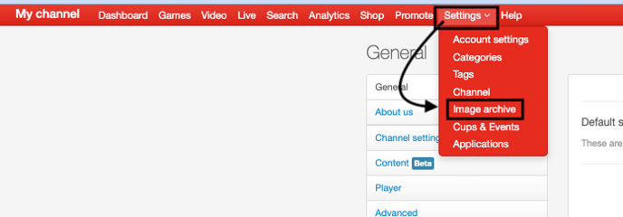 backend image archive