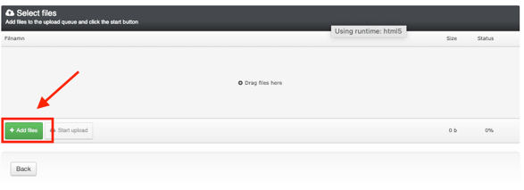 image archive add files 